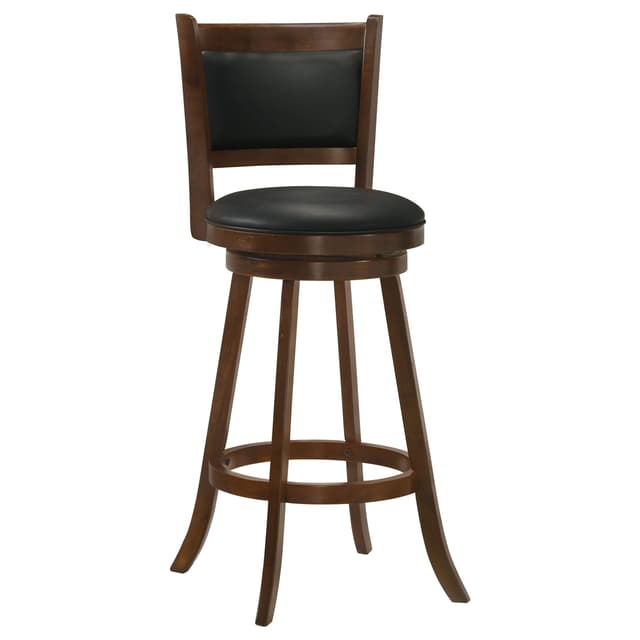 Broxton Upholstered Swivel Bar Chair Chestnut (Set of 2) — photo 3