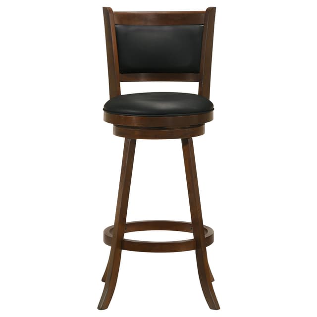 Broxton Upholstered Swivel Bar Chair Chestnut (Set of 2) — photo 4
