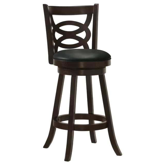 Calecita Wood Swivel Bar Chair Cappuccino (Set of 2) — photo 3
