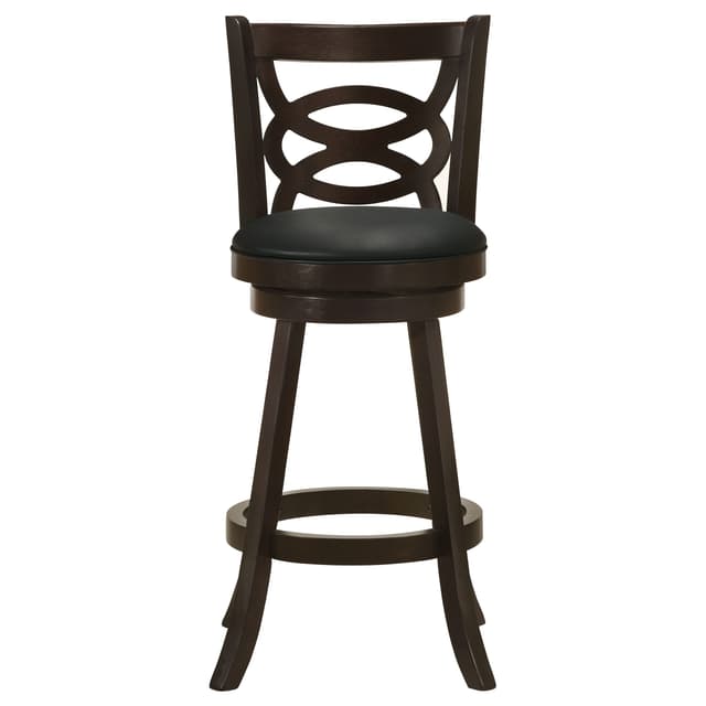 Calecita Wood Swivel Bar Chair Cappuccino (Set of 2) — photo 4