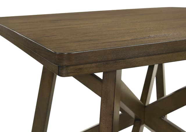 Canfield 47-inch Square Counter Height Dining Table Brown — photo 5