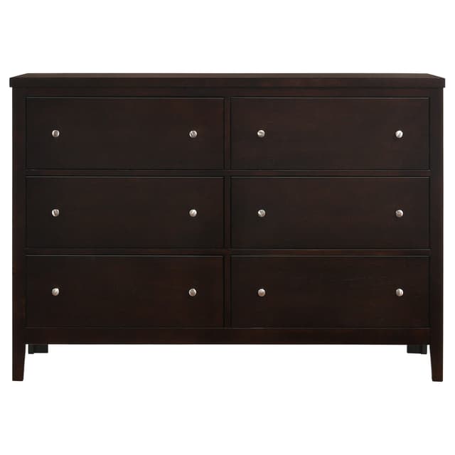 Carlton 6-drawer Dresser Cappuccino — photo 3