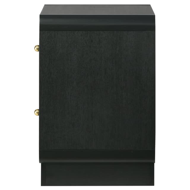 Cavelle 2-drawer Nightstand Bedside Table Black — photo 5