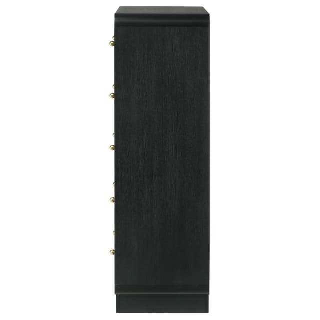 Cavelle 5-drawer Chest of Drawers Black — photo 5
