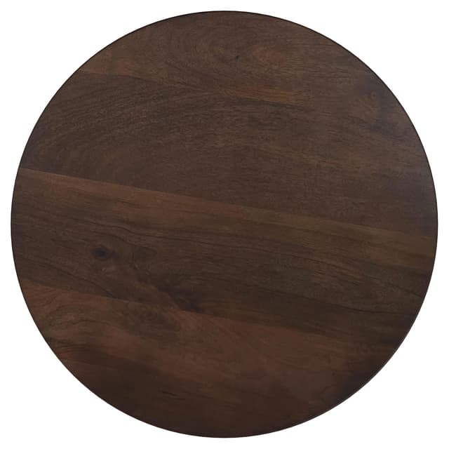 Cayenne Solid Mango Wood Accent Side End Table Walnut — photo 4