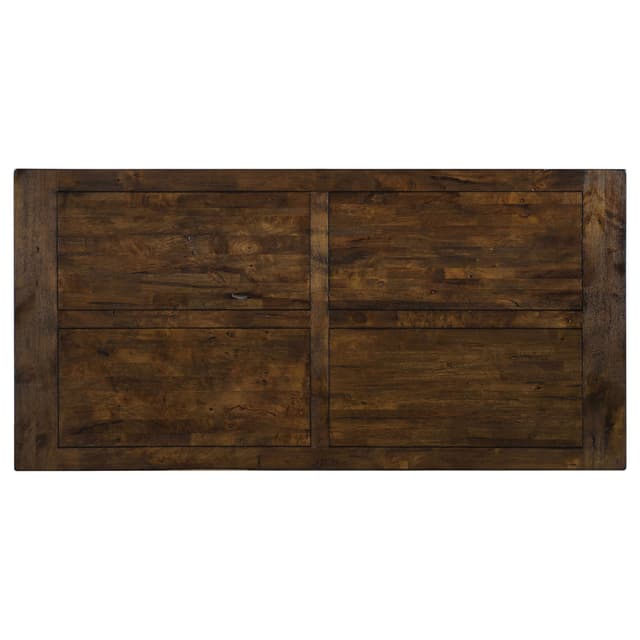 Coleman Rectangular 79-inch Dining Table Rustic Golden Brown — photo 3