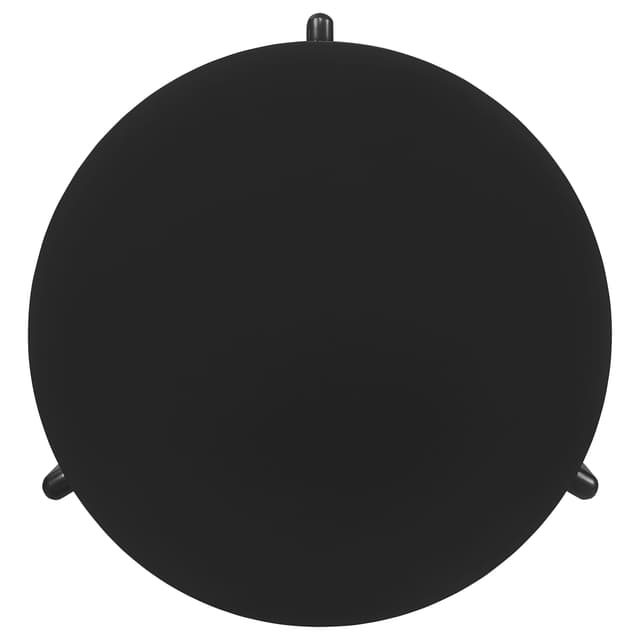 Cordova Round Solid Wood Coffee Table Black — photo 4