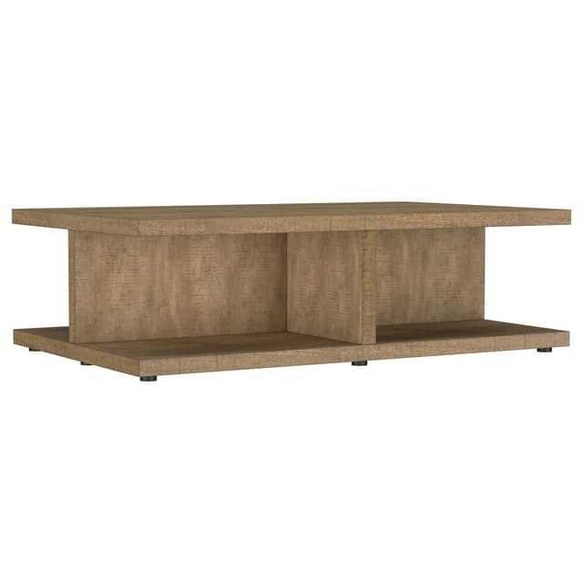 Cortona Square Engineered Wood Cocktail Coffee Table Mango — photo 1