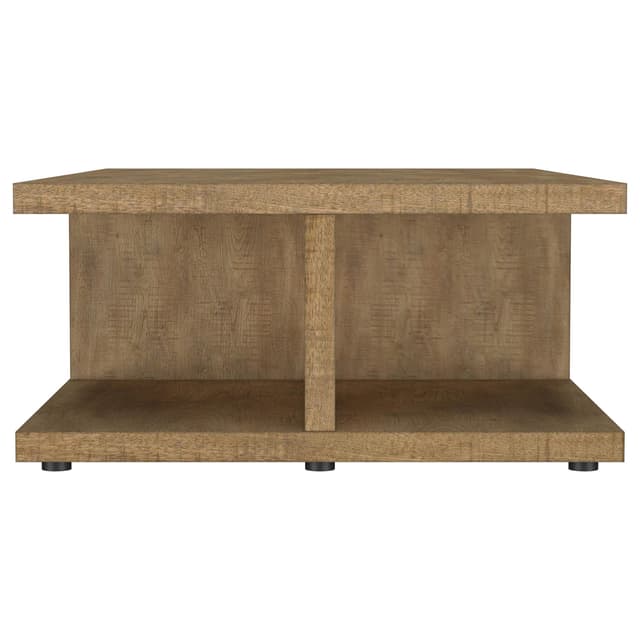 Cortona Square Engineered Wood Cocktail Coffee Table Mango — photo 5