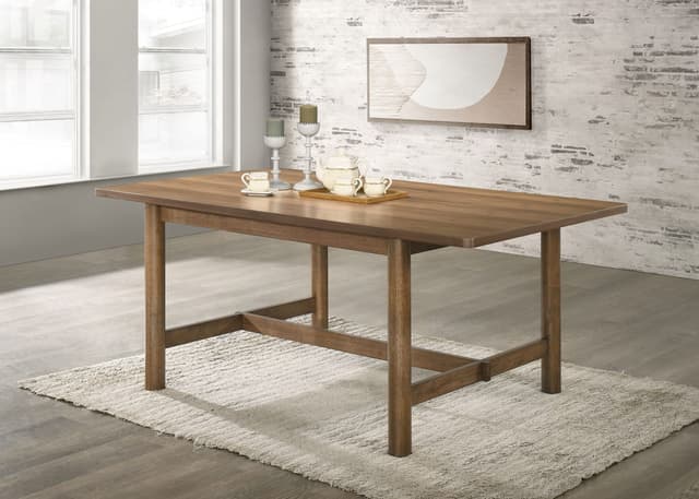 Crestmore 71-inch Rectangular Wood Dining Table Walnut — photo 2
