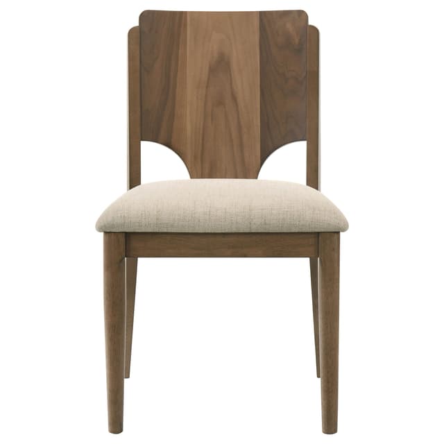 Crestmore Dining Chair Upholstered Seat Walnut (Set of 2) — photo 4