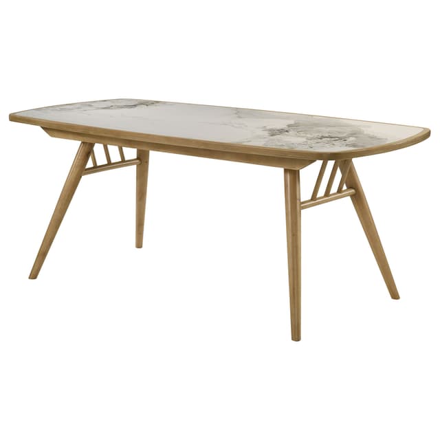 Croyden 73-inch Rectangular Dining Table Weathered Natural — photo 4