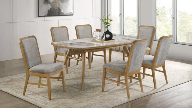 Croyden 7-piece Rectangular Dining Set Weathered Natural — photo 1