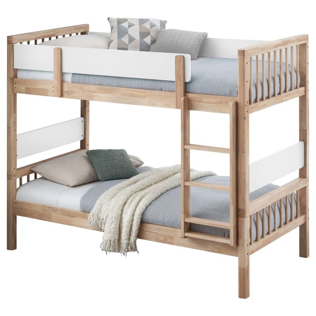 Dakota Wood Twin Over Twin Bunk Bed Natural — photo 3