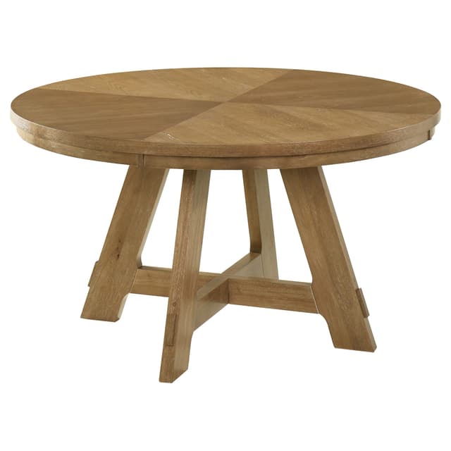 Danvers 5-piece Dining Table Set Brown Oak and Latte — photo 3