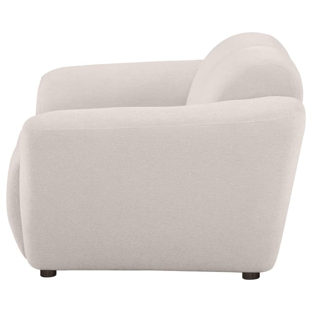 Destino Chenille Upholstered Splayed Arm Accent Chair Greige — photo 5