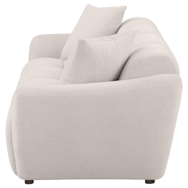 Destino Chenille Upholstered Splayed Arm Sofa Greige — photo 5