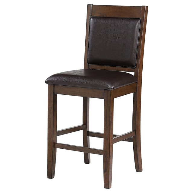 Dewey Upholstered Counter Chair Walnut (Set of 2) — photo 5