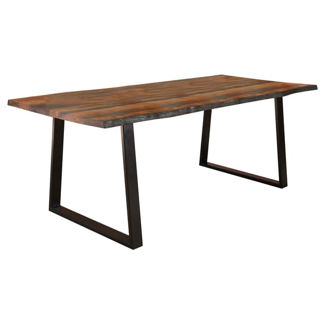 Ditman 80-inch Live Edge Dining Table Grey Sheesham — photo 3