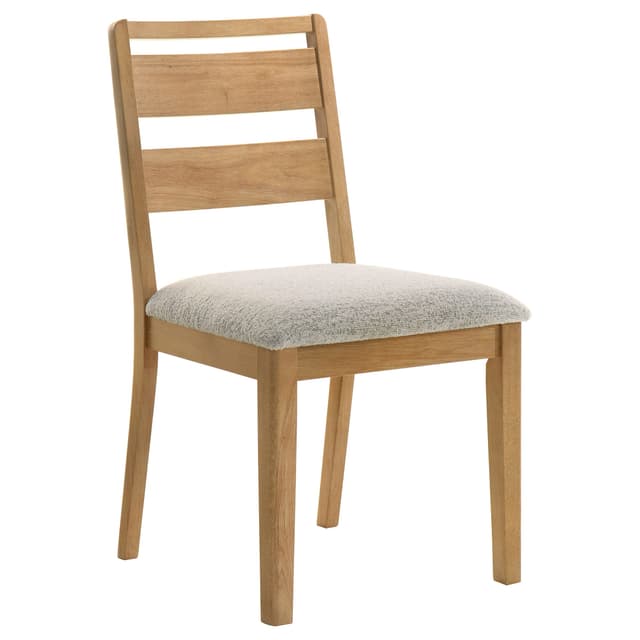Duncan Ladder Back Dining Side Chair Washed Oak (Set of 2) — photo 3