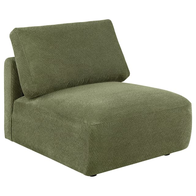 Elysia Upholstered Modular Armless Chair — photo 1