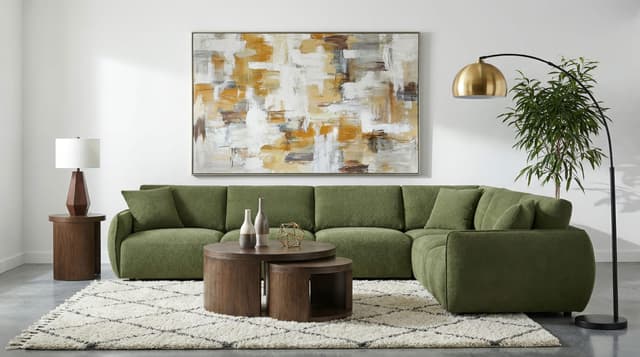 Elysia Upholstered Modular Sectional — photo 1