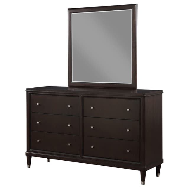 Emberlyn 6-drawer Dresser with Mirror Brown — photo 4