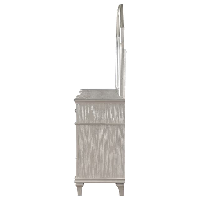 Evangeline 9-drawer Dresser with Mirror Silver Oak — photo 5
