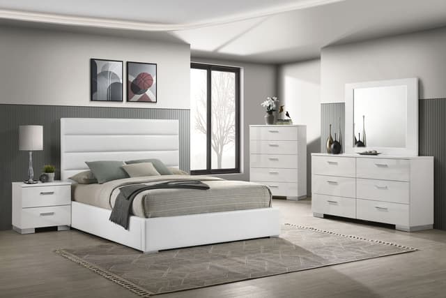 Felicity Bedroom Set (Upholstered Bed) — photo 1