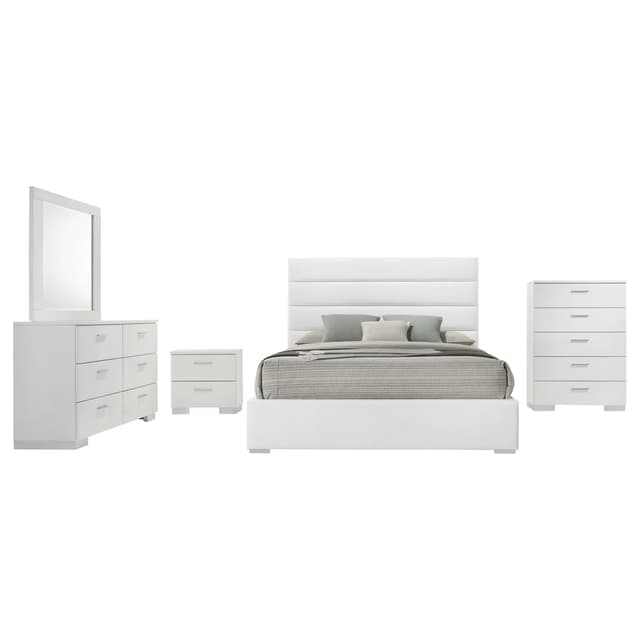 Felicity Bedroom Set (Upholstered Bed) — photo 2