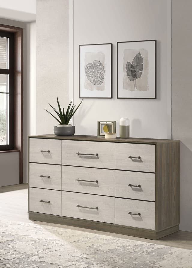 Fenwick 9-drawer Dresser Grey Oak — photo 2
