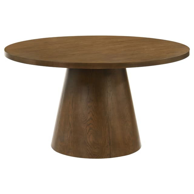 Franklin 5-piece 54-inch Round Dining Table Set Dark Brown — photo 3