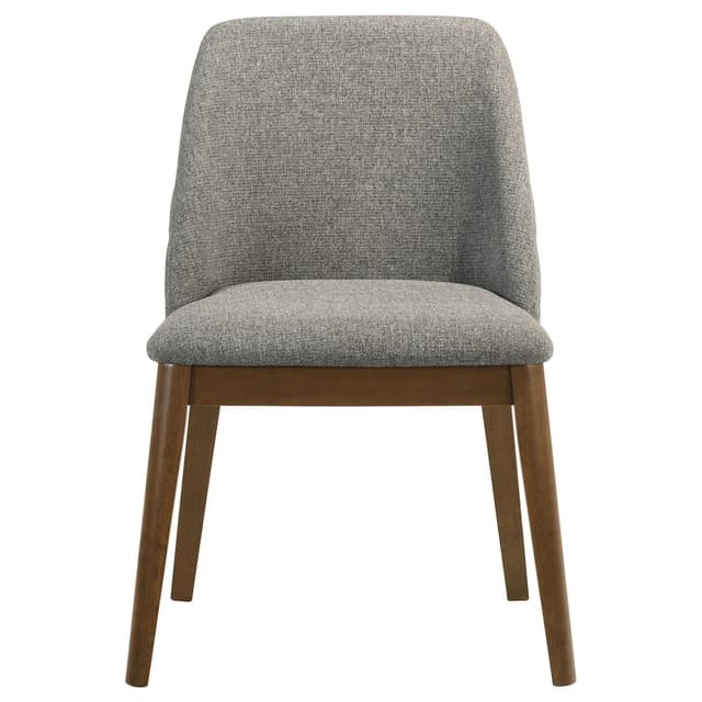 Franklin Upholstered Dining Side Chair Grey (Set of 2) — photo 4