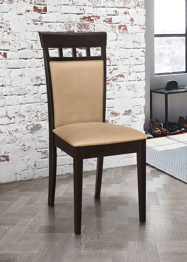 Gabriel Beige Upholstered-Back Dining Side Chair Cappuccino (Set of 2) — photo 2