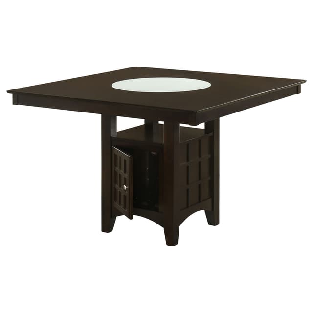 Gabriel Square Counter Height Dining Table with Storage Cappuccino — photo 3