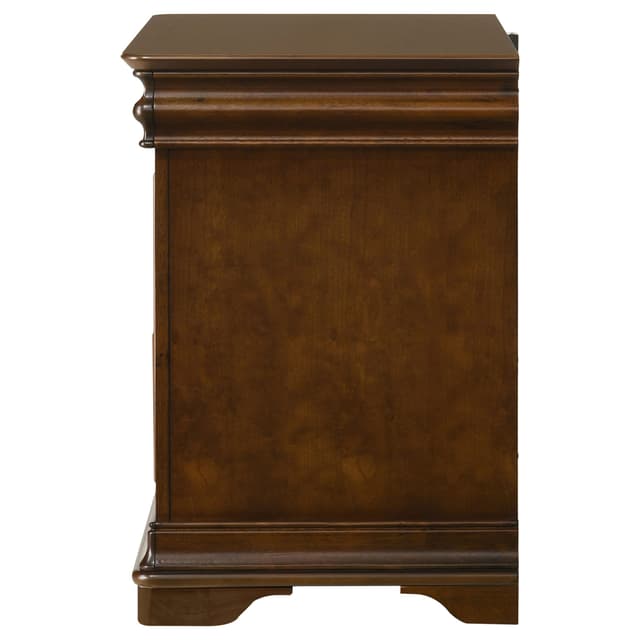 Garland 2-drawer Nightstand Bedside Table Brown Cherry — photo 5