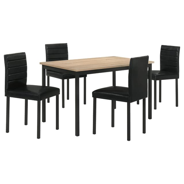 Garza 5-piece Rectangular Dining Table Greige Oak — photo 2