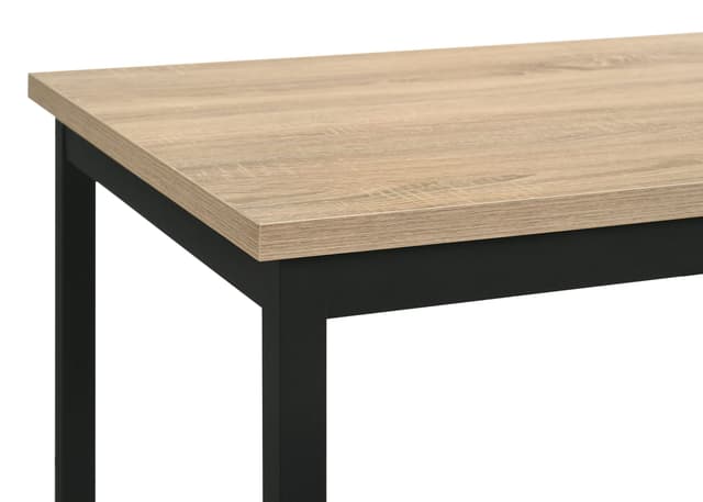 Garza Space Saving Rectangular Dining Table Greige Oak — photo 5