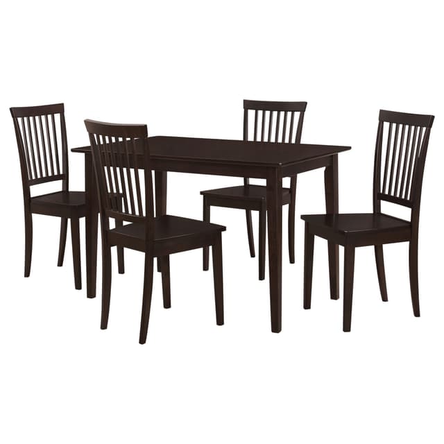 Gomez 5-piece Rectangular Dining Table Set Cappuccino — photo 2