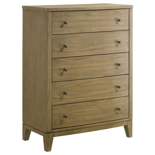 Granada 5-drawer Bedroom Chest of Drawers Natural Pine — photo 1
