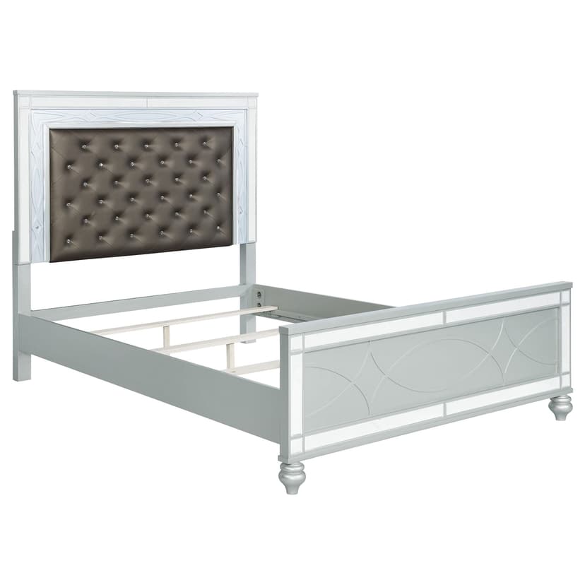 Gunnison Wood LED Panel Bed