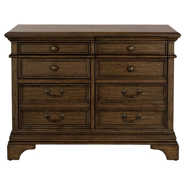 Hartshill 5-drawer Home Office File Cabinet Burnished Oak — photo 4