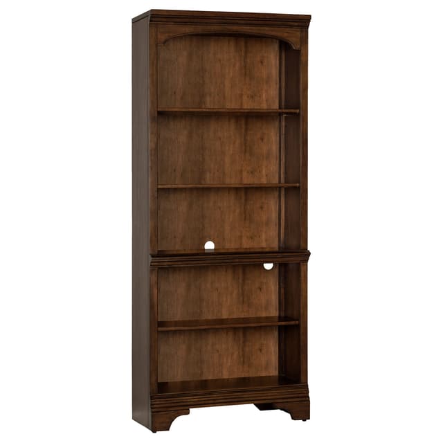 Hartshill 78-inch 5-shelf Bookcase Burnished Oak — photo 1