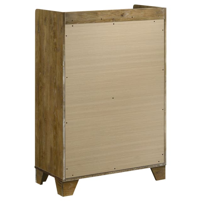 Henderson 5-drawer Bedroom Chest of Drawers Medium Oak — photo 4