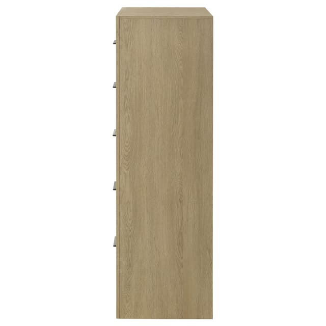 Hendricks 5-drawer Bedroom Chest of Drawers Light Oak — photo 5