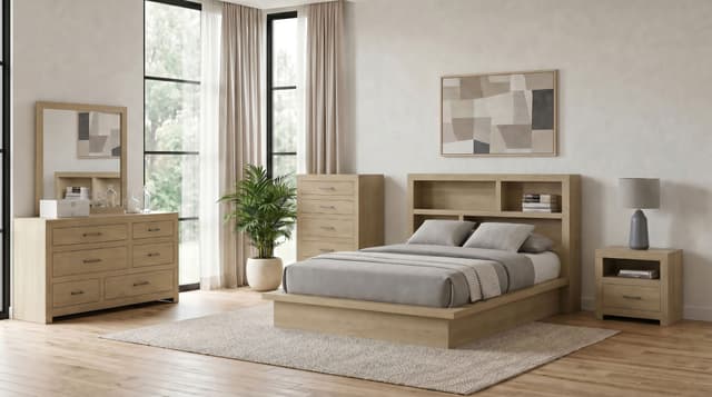 Hendricks Bedroom Set with Bookcase Bed — photo 1