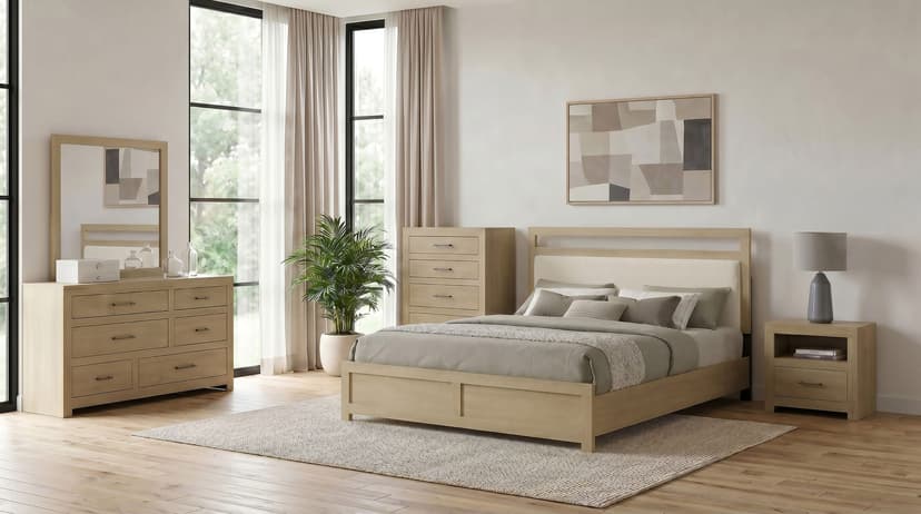 Hendricks Bedroom Set with Panel Bed
