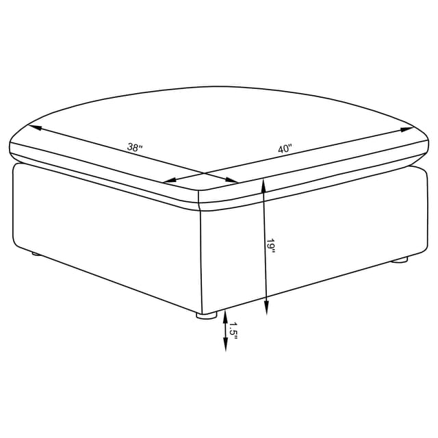 Hobson Ottoman — photo 5