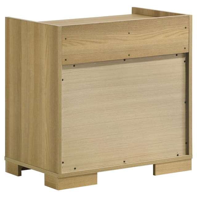 Hyland 2-drawer Nightstand Bedside Table Natural — photo 5