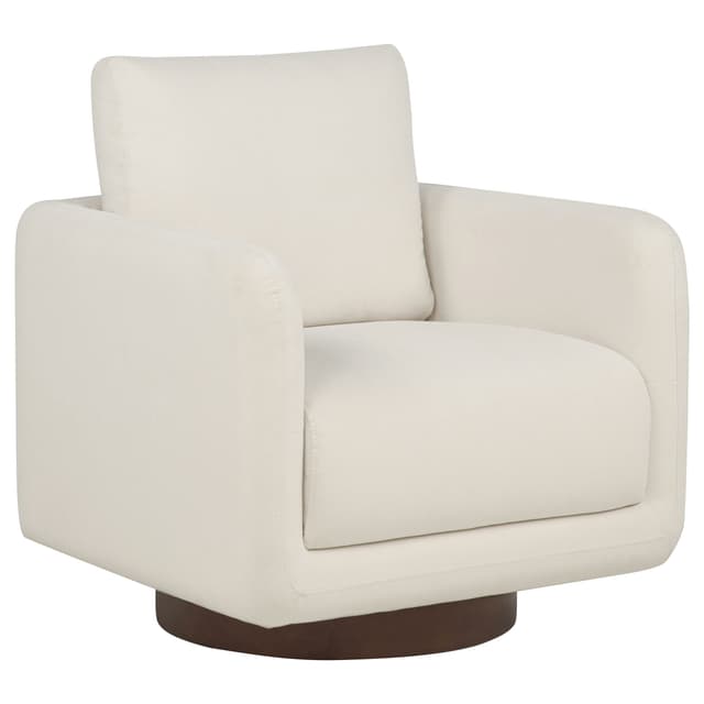 Iris Upholstered Swivel Accent Chair — photo 1